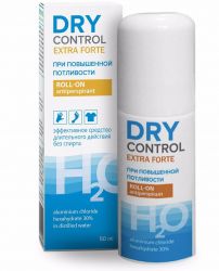 Драй контрол экстра форте ролик от обильного потоотделения 30% 50мл без спирта