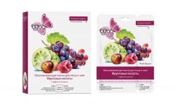 Дизао Антиэйджинг 2-этапная маска для лица и шеи Фруктовые кислоты 10шт