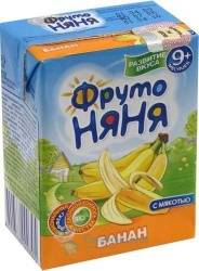 ФрутоНяня нектар банановый с мякотью с 9 мес 200мл