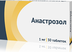 Анастрозол 1мг №30 таблетки /Озон/