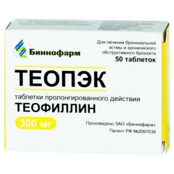 Теопэк 300мг №50 таблетки пролонг. действия