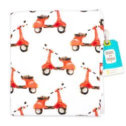 Глориес пеленка трикотажная Мопеды 100х83см