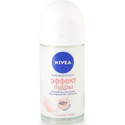 Нивея део дезодорант Эффект пудры женский 50мл шарик (82280)