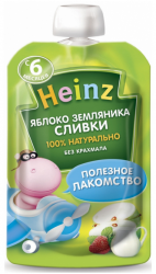 Хайнц пюре яблоко