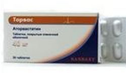 Торвас 40мг №30 таблетки