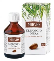 Кедровое масло дар горного алтая 50мл
