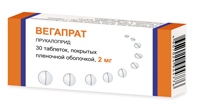 Вегапрат 2мг №30 таблетки