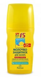 Флоресан молочко защитное для загара водостойкое spf15 170мл