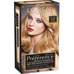 Loreal Preference Краска для волос тон 8.32 берлин 40мл