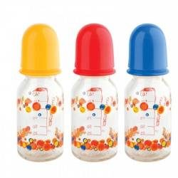 Курносики бутылочка стеклянная с силиконовой соской 125мл 0+