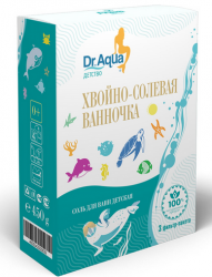 Доктор Аква соль для ванн детская Хвойно-солевая ванночка 150г №3
