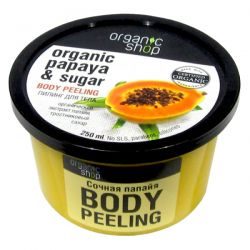 Органик Шоп пилинг для тела Сочная папайя 250мл