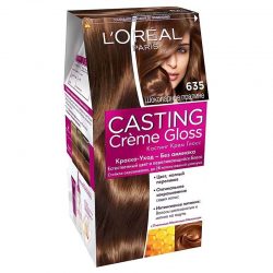 Крем-Краска для волос Loreal casting creme gloss тон 635 шоколадный пралин