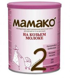 Мамако-2 смесь молочная на основе козьего молока с 6 мес 400г