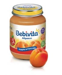 Бебивита пюре абрикос с 5 мес 100г
