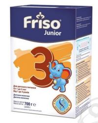 Фрисо 3 - Юниор детское  молочко с 12 мес 700г (картон)