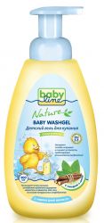 Бебилайн гель для купания с мятой и солодкой для детей с первых дней жизни 500мл
