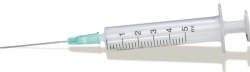 Шприц SFM двухкомпонентный c иглой 22G (0