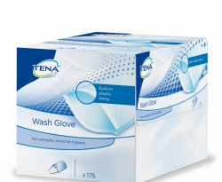 Тена рукавичка для мытья 175шт