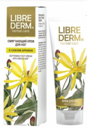 Либридерм крем для ног смягчающий с соком арники 75мл