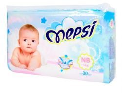 Мепси подгузники премиум 0-6кг (NB) 30шт