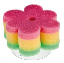 Канпол детская губка для купания Цветок