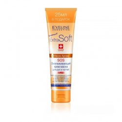 Крем-маска для рук и ногтей 5в1 Evelineextra soft омолаживающая