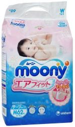 Муни подгузники 6-11кг (M) 62шт