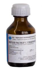 Люголя раствор с глицерином 25мл флак