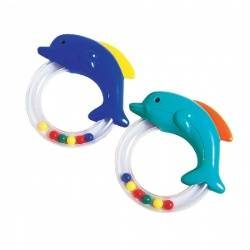 Курносики игрушка-погремушка дельфин 3мес+