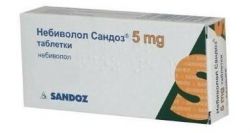 Небиволол сандоз 5мг №14 таблетки