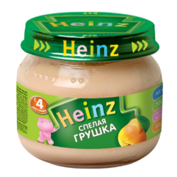Хайнц пюре спелая грушка с 4 мес 80г