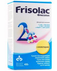 Фрисолак 2 - заменитель молока от 6 - 12 мес 400г (картон)
