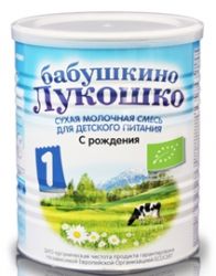 БАБУШКИНО ЛУКОШКО 1 БИО молочная смесь с рождения 400г