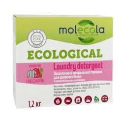 Экологический порошок для стирки цветного белья Molecola с энзимами 1