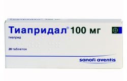 Тиапридал 100мг №20 таблетки