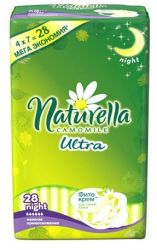 Натурелла прокладки ультра найт 28шт