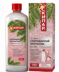 Скипар скипидарная эмульсия смешанная набор терапевтический для ванн 1л/НТВ-03