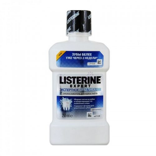 Ополаскиватель для полости рта Listerineexpert экспертное отбеливание 250мл