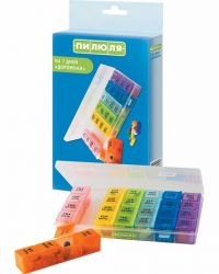 Пилюля таблетница на 7 дней Дорожная арт.3760