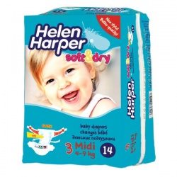 Хелен Харпер подгузники Soft&Dry midi 4-9кг 14шт