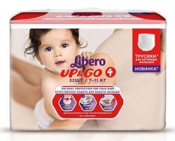 Либеро трусики Up&go 7-11кг maxi 32шт