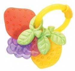 Мир детства погремушка-прорезыватель карамельные фрукты 4мес+