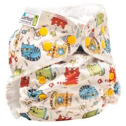 Глориес многоразовый подгузник Классик+ Котята 3-18кг+2 вкладыша