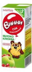Винни сок осветленный яблоко-клюква с 5 мес 0