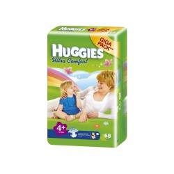 Хаггис подгузники Ultra Comfort (4+) 10-16кг для девочек 60шт