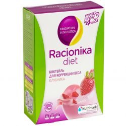 Рационика Диет коктейль клубника 25г 10 пакетиков