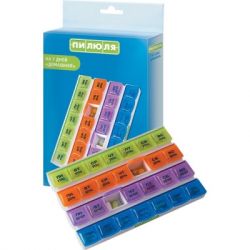 Пилюля таблетница на 7 дней Домашняя арт.3746