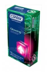 Контекс презервативы Glowing светящиеся 12шт