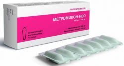 Метромикон-Нео 500мг + 100мг №14 суппозитории вагинальные